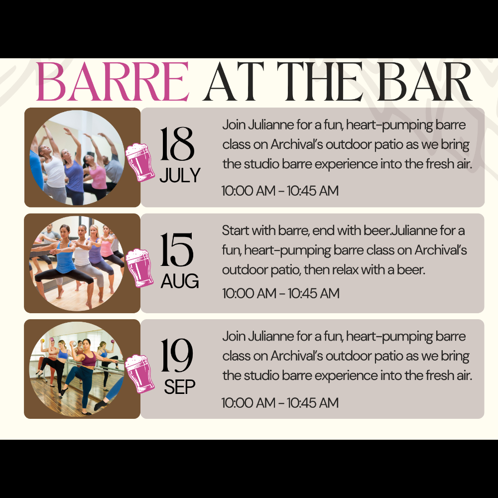 Barre at the Bar with Aptitude Fitness!